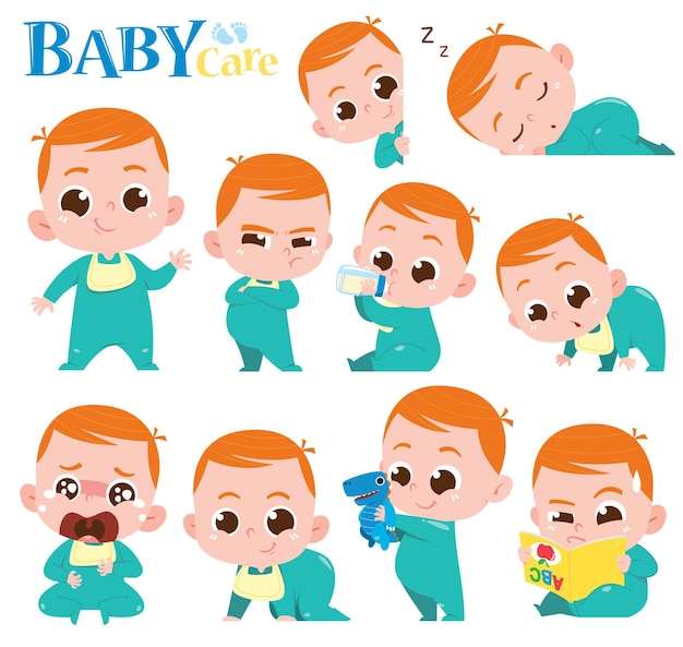 Cartoon Baby character Cute baby