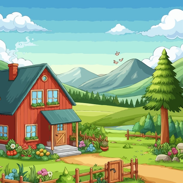 Cartoon background design