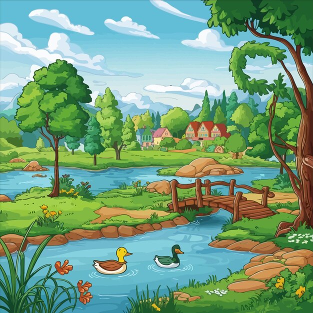 Cartoon background design