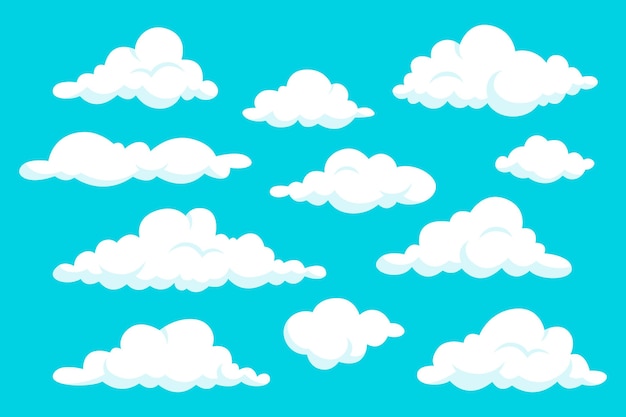 Cartoon cloud pack