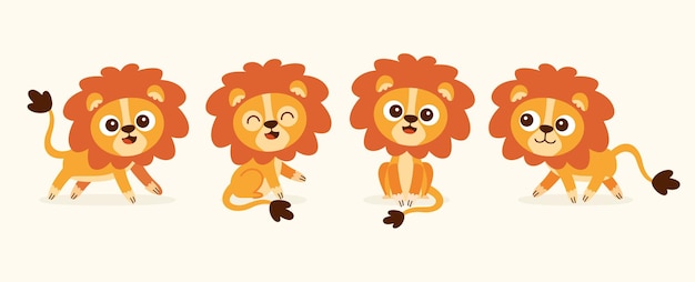 Cartoon Drawing Of A Lion