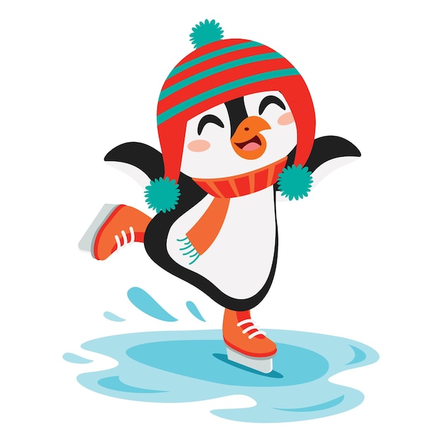 Cartoon Drawing Of Penguin Character