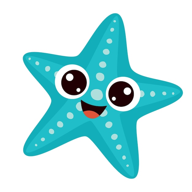 Cartoon Drawing Of A Starfish