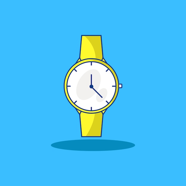 Vector cartoon watch illustration vector icons