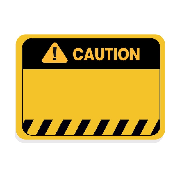 Vector caution information safety symbol sign element