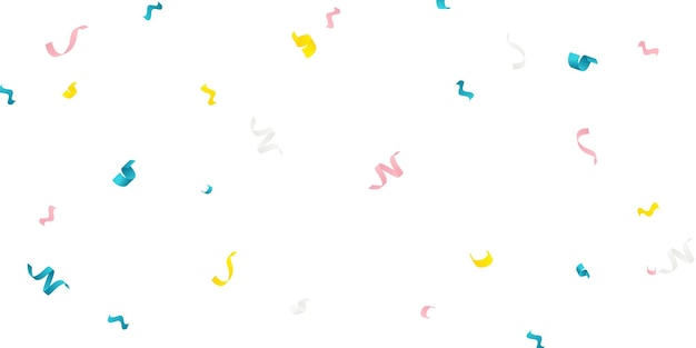 Vector celebration background with colorful confetti vector illustration