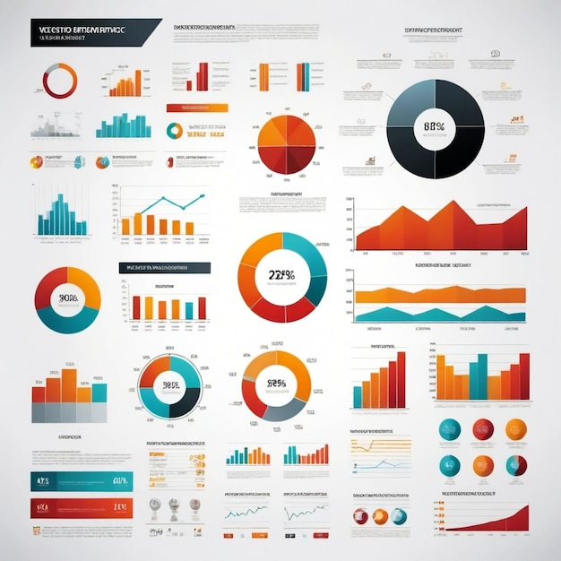 Vector a chart that has a chart that says quot of the business quot