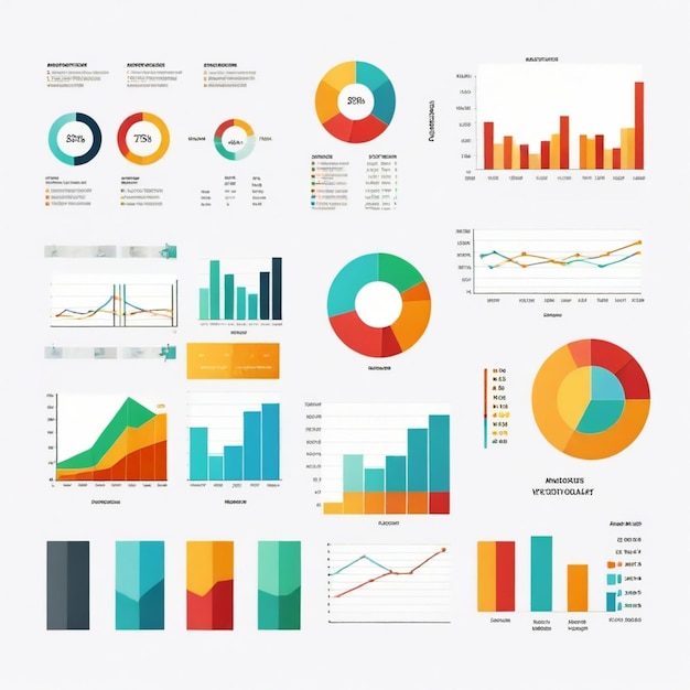 Vector a chart that has a chart that saysgraphson it