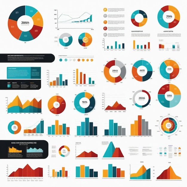 Vector a chart that has the word graph on it