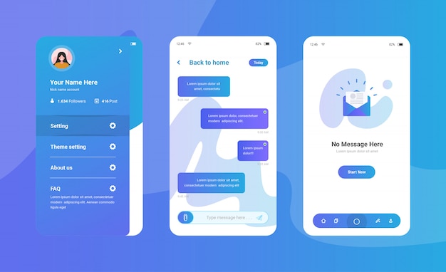 Chatting App User Interface