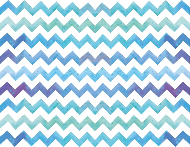 chevron seamless pattern Watercolor drawing zigzag ornament background