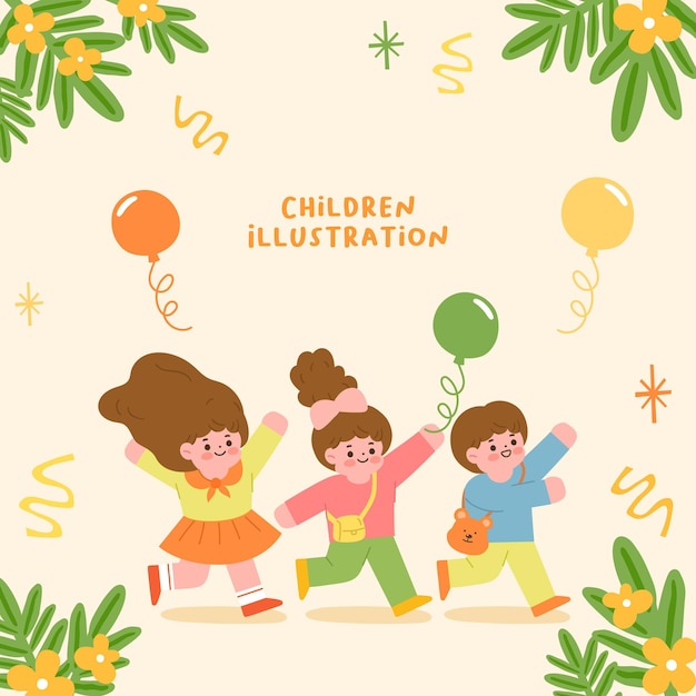 Vector children illustration