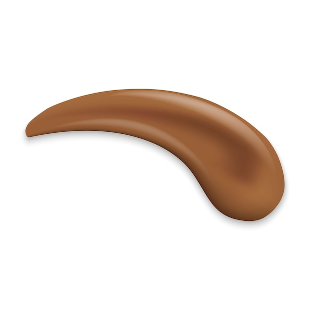 Chocolate stroke isolated