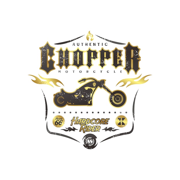 Vector chopper motorcycle