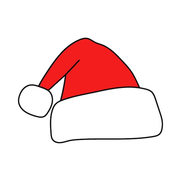 Christmas hat vector