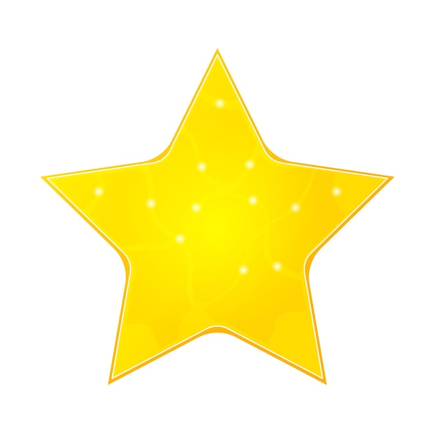 Vector christmas star on an isolated background