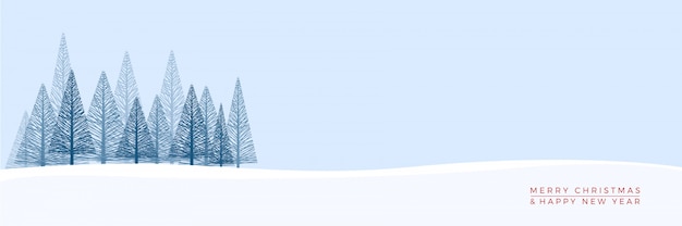 Christmas  Winter landscape background.