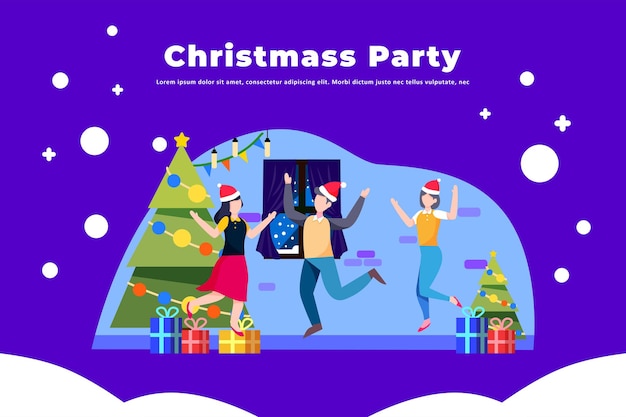 Christmass Party - Illustration Christmas