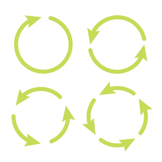 Circle vector arrows