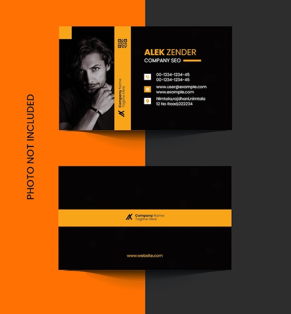 clean and stylish business card template