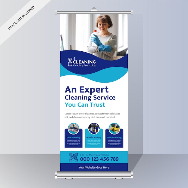 Cleaning Service RollUp Banner