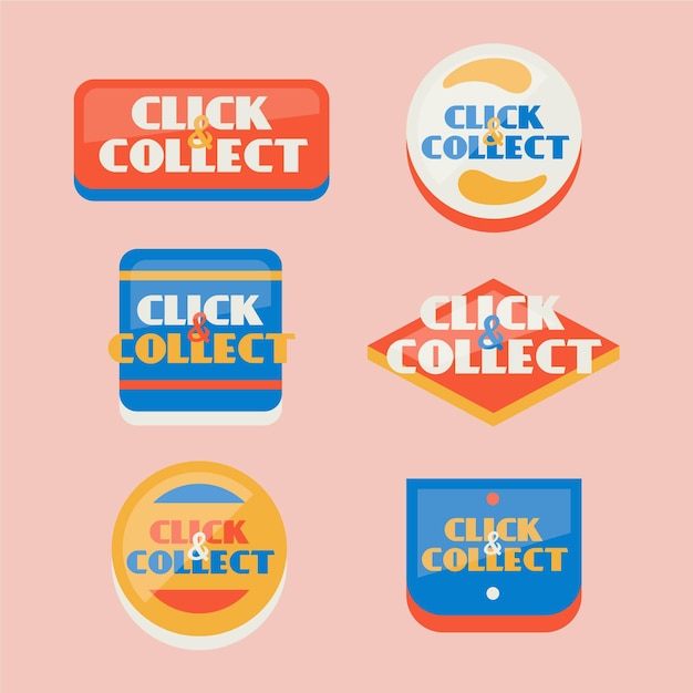 Click and collect button collection