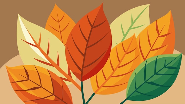 A closeup of leaves changing colors in the fall reminding the viewer of the constant change and