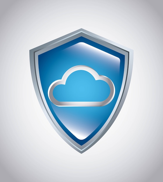 cloud computing service isolated icon