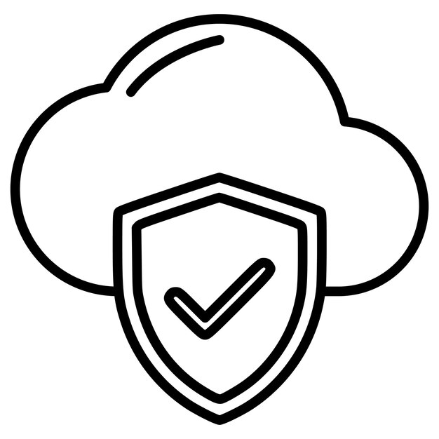 Cloud Security Icon