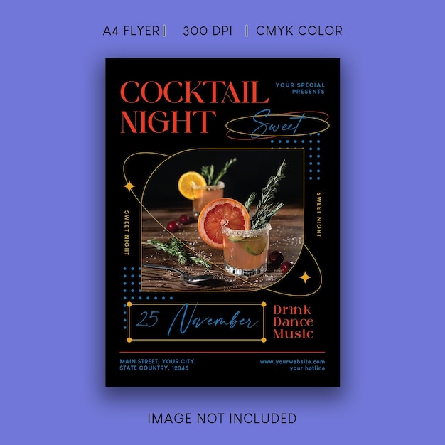 Cocktail Night Flyer