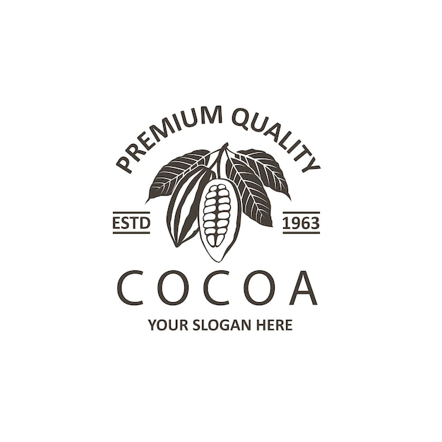 cocoa beans label