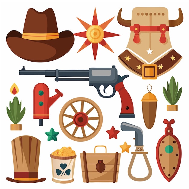 a collage of various cowboy themed items including cowboy hats cowboy hat and cowboy hat