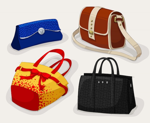 Collection of classic woman's bags