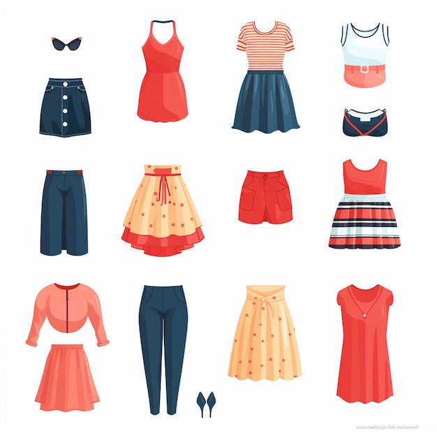 a collection of different dresses including one that says  the name