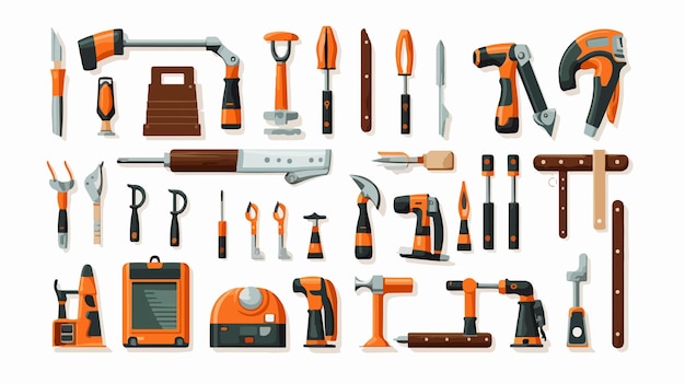 a collection of different tools including one that has a tool on it