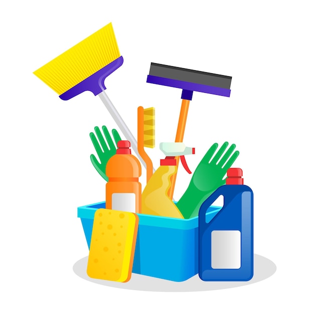 Collection of surface cleaning products