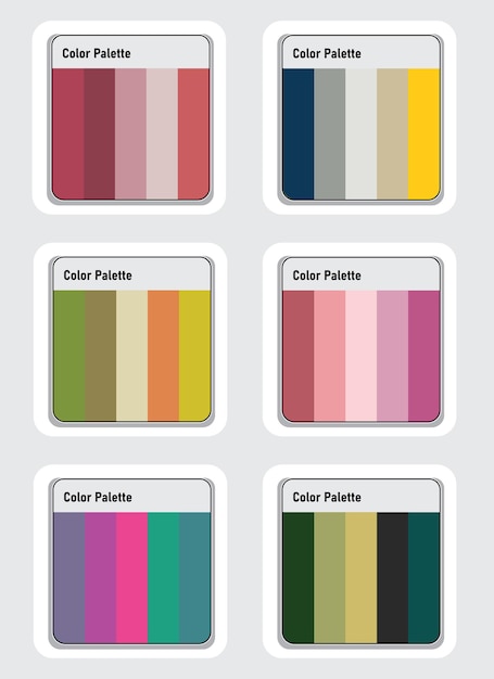 Color Palette Vector Art