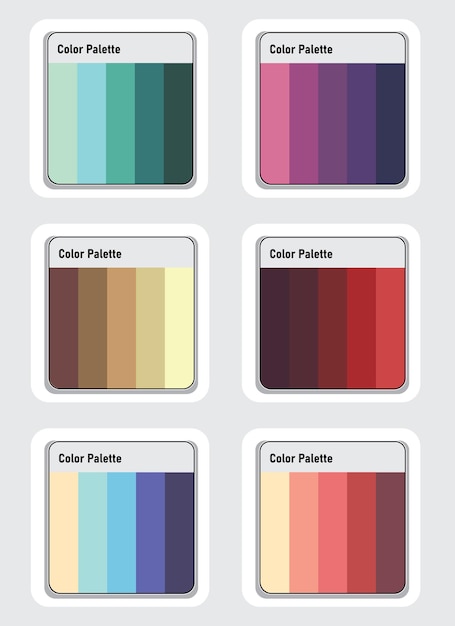 Color Palette Vector Art