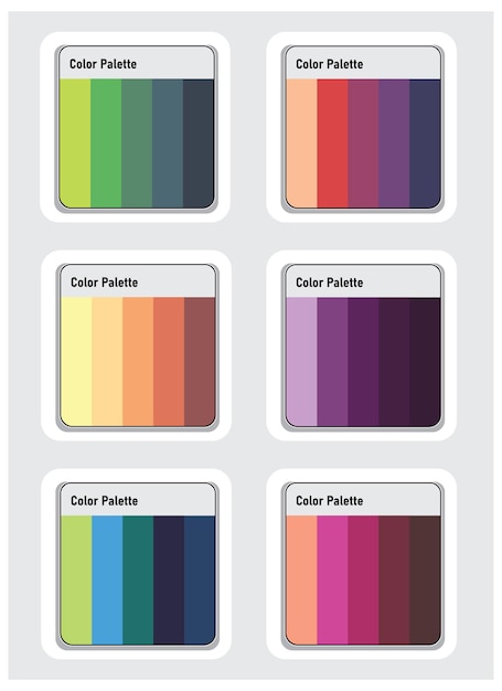 Color Palette Vector Art