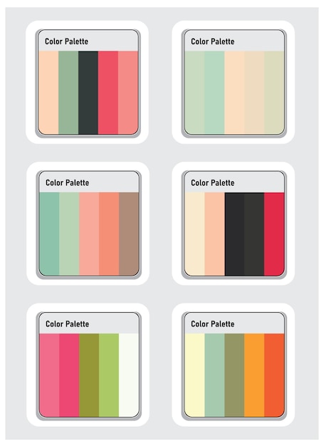 Color Palette Vector Art