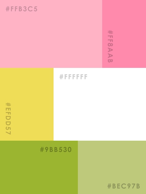 Vector color palette