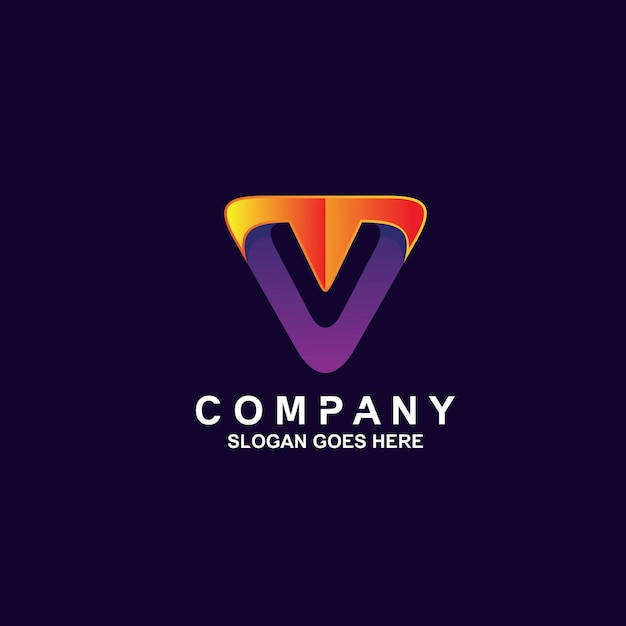 Colorful and abstract  geometric logo design