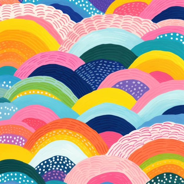 Vector colorful abstract wave pattern