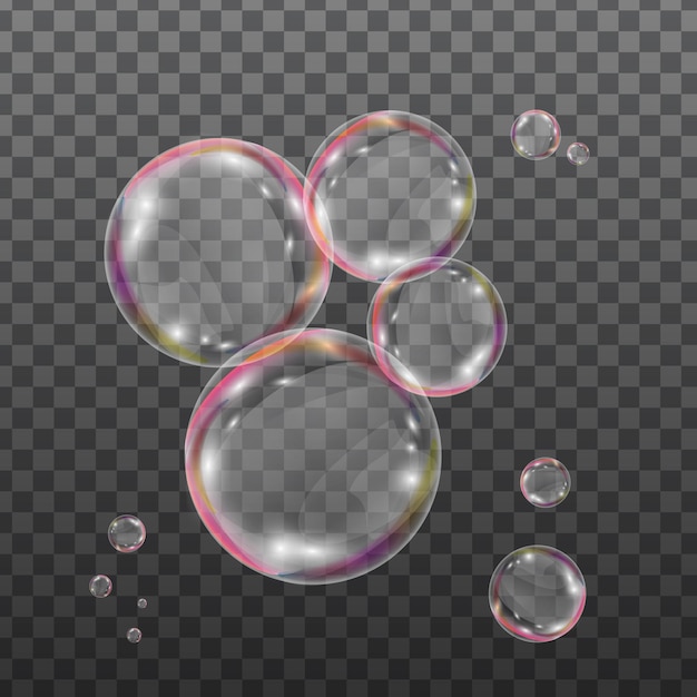 Vector colorful bubbles