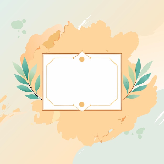 Vector colorful frame background