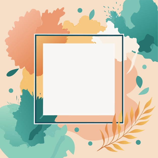 colorful frame background