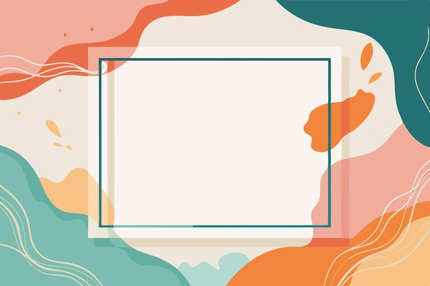 Vector colorful frame background