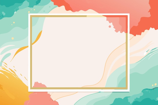 Vector colorful frame background