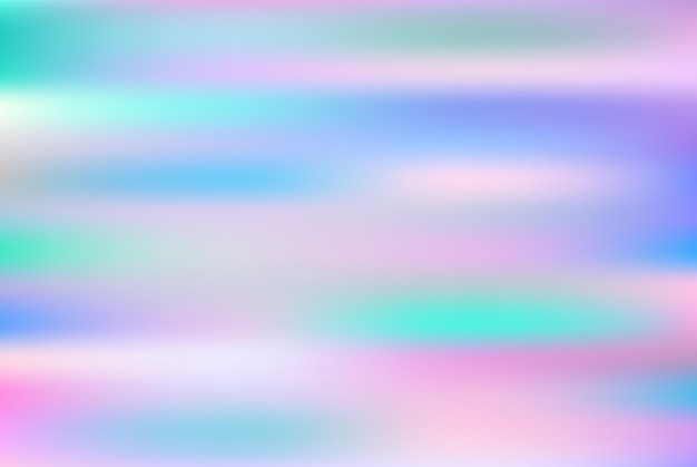 Colorful holographic gradient background design Abstract pastel holographic blurred gradient