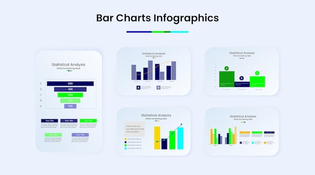 Colorful infographic elements